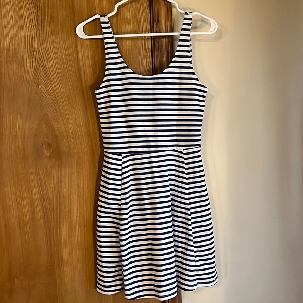 H & M Striped Skater Dress